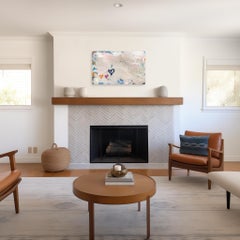 Whimsical Peak - Original Abstract Textural Heart Street Art Affordable Painting