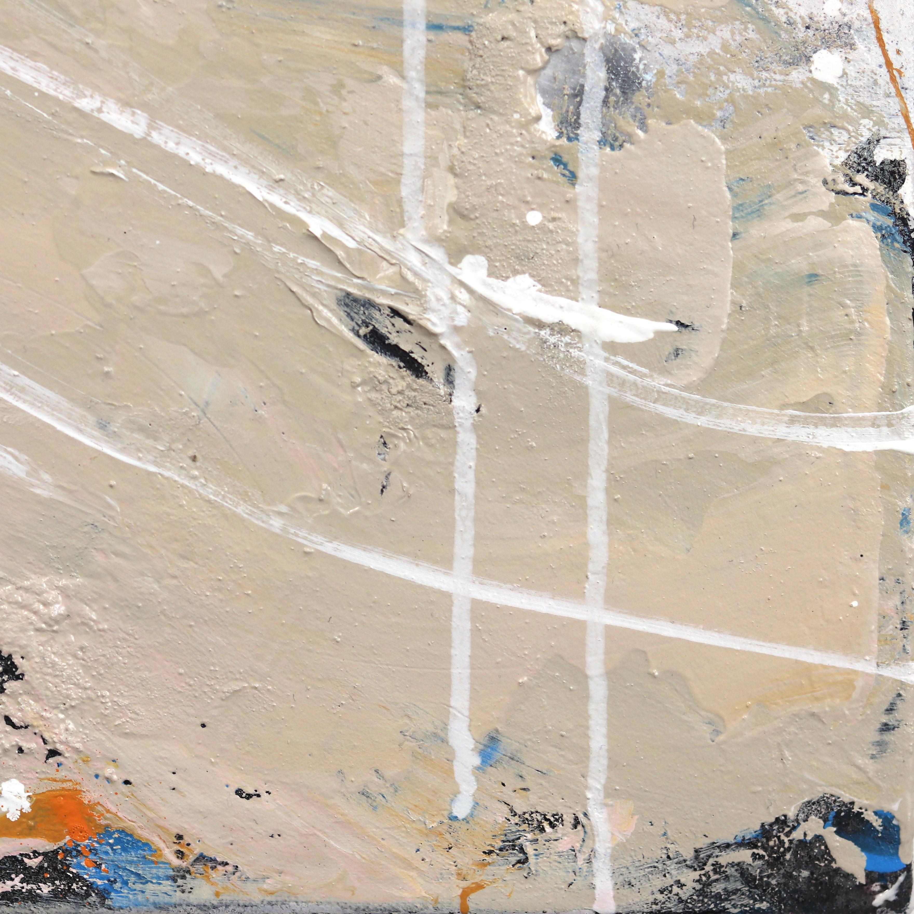 Whimsical Peak - Pittura astratta originale di street art con cuore in vendita 2