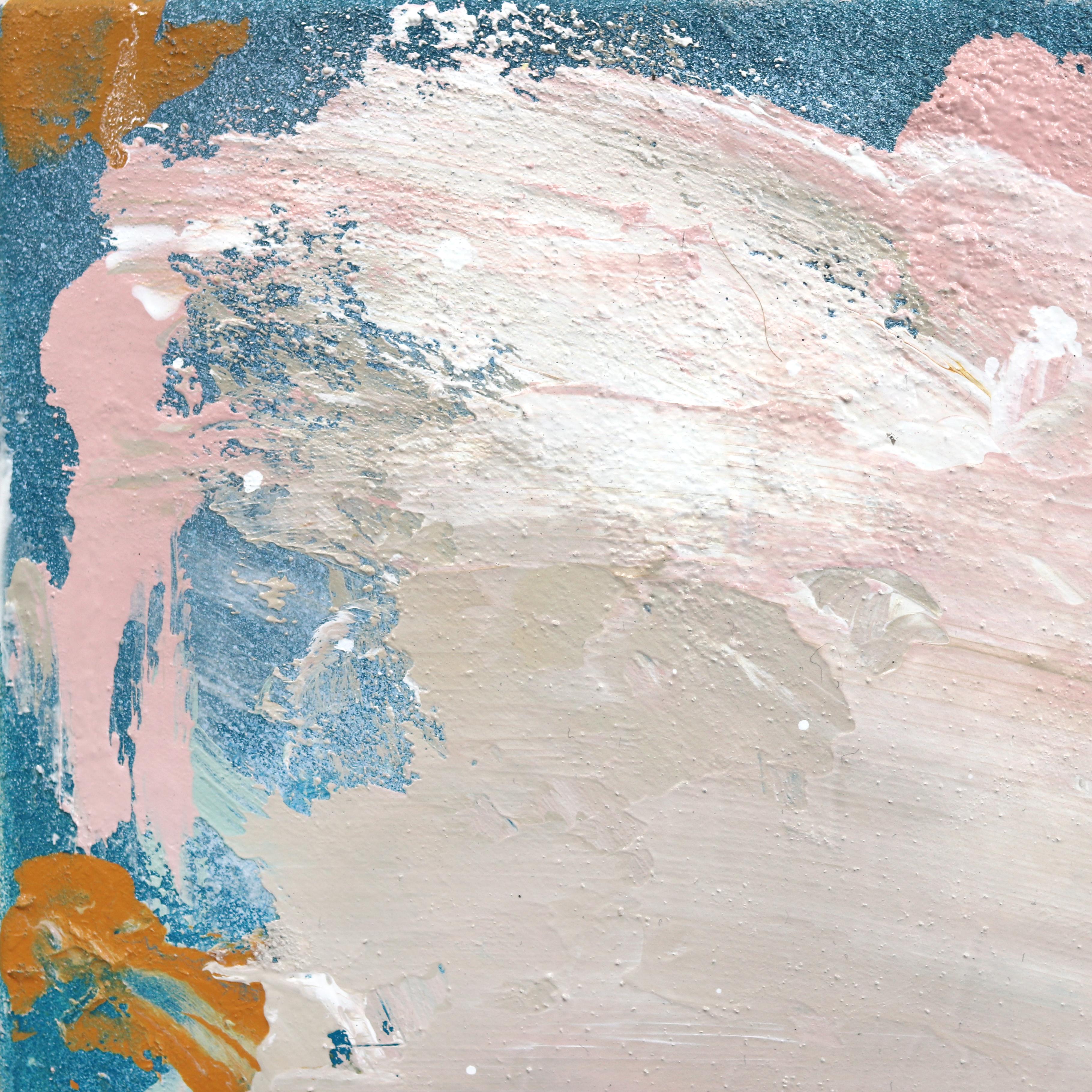 Whimsical Peak - Pittura astratta originale di street art con cuore in vendita 3