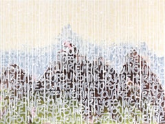 You Are My Ray of Sunshine- Original Abstract Landscape Street Art Painting