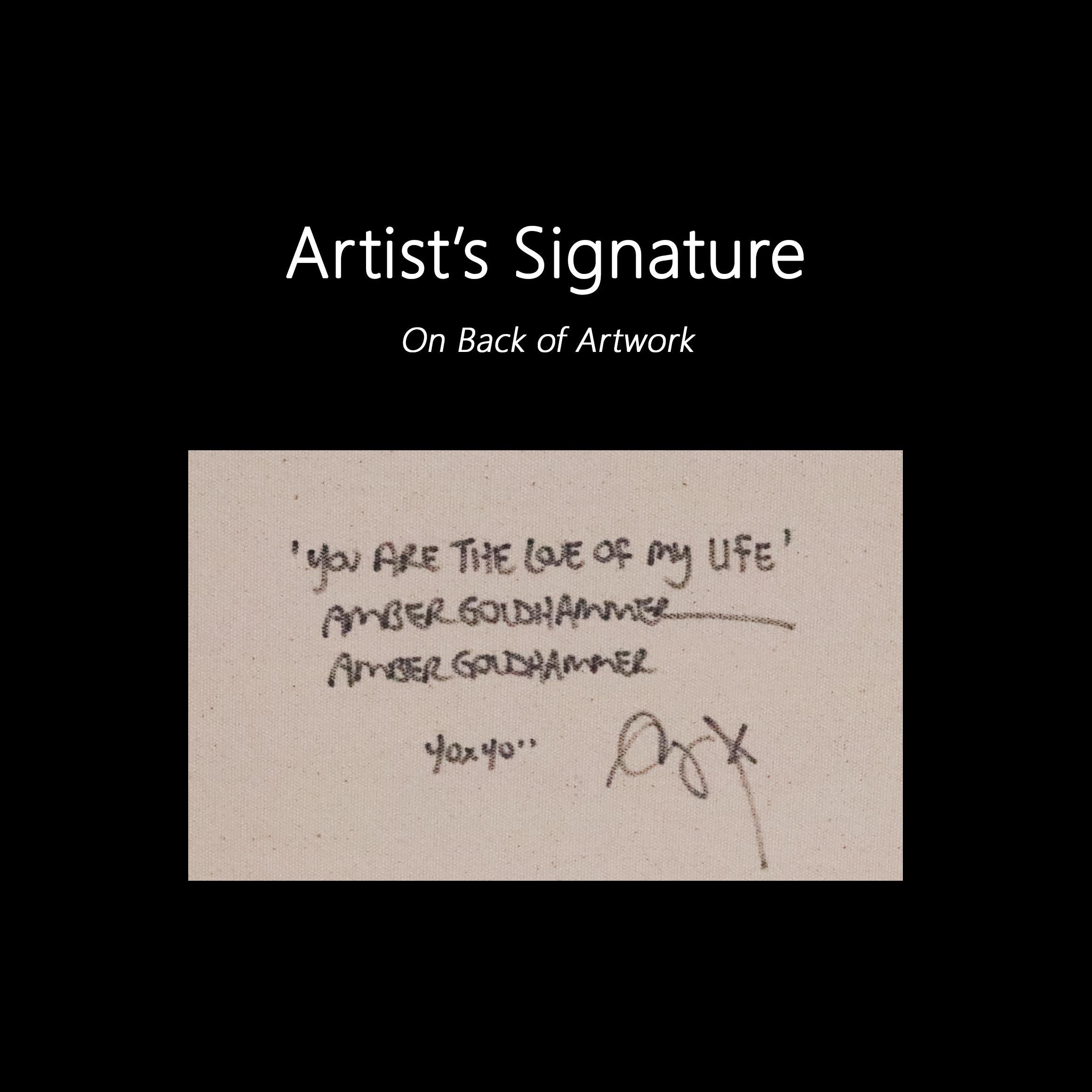 You Are The Love of My Life - Abstract Cosmic Colored Graffiti Pop Artwork For Sale 4