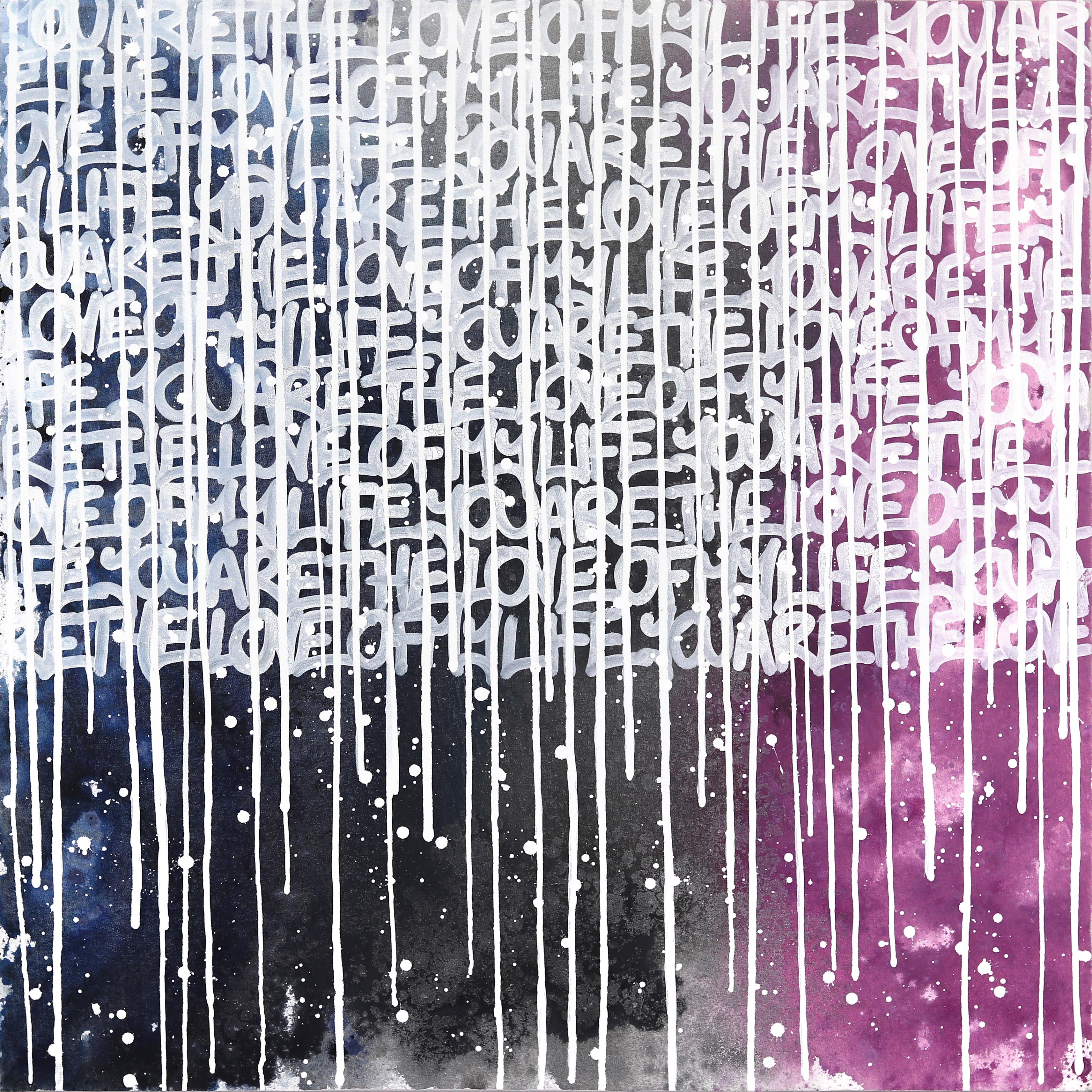 Tu sei l'amore della mia vita - Graffiti astratti colorati Pop Artwork