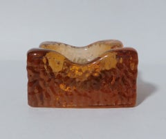 Amber Murano Ashtray or Bowl
