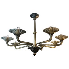 Amber Murano Glass Chandelier
