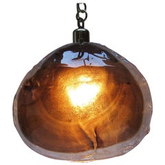 Amber Petal Pendant Light in Murano Glass by Kaiser Leuchten