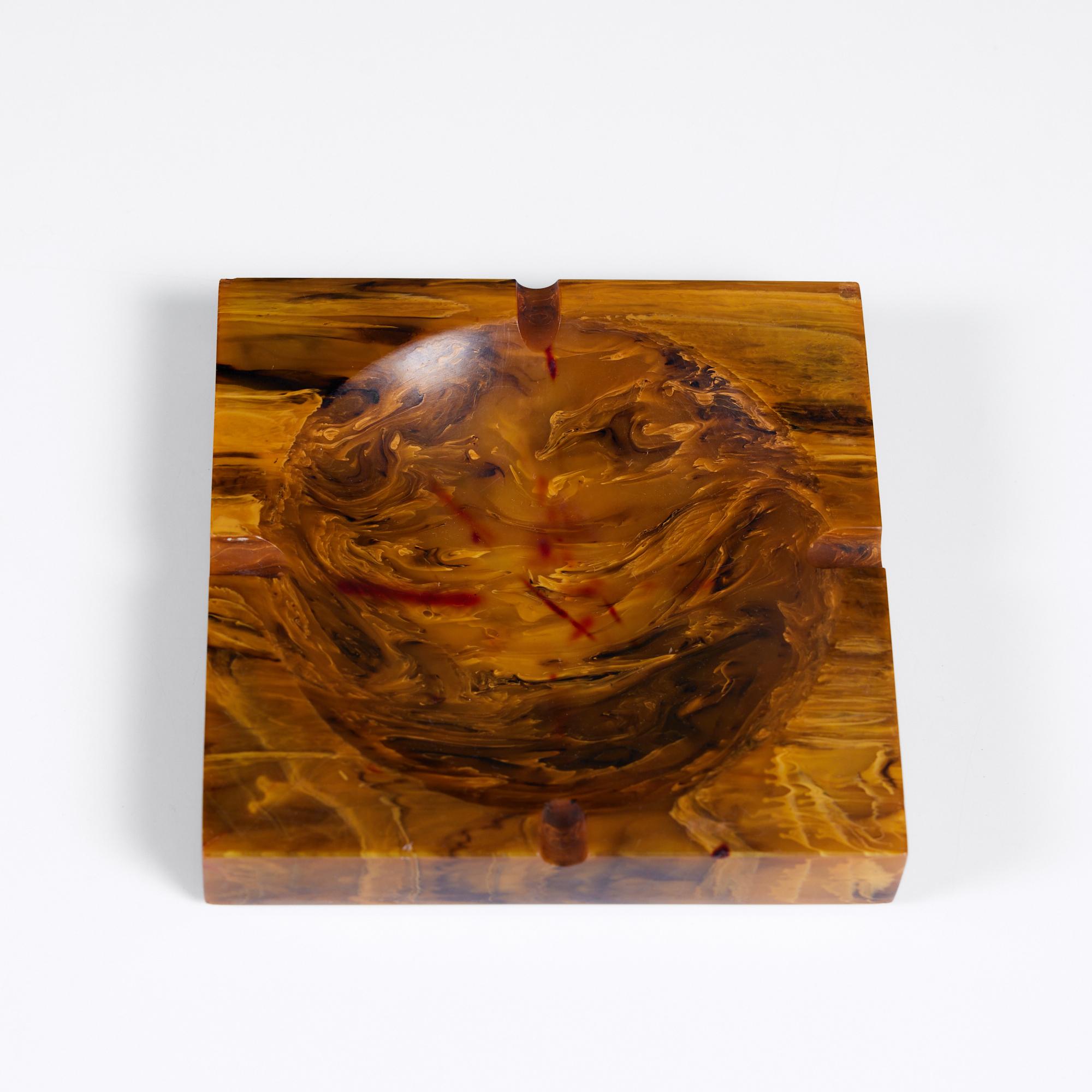 Amber Resin Ashtray For Sale 2