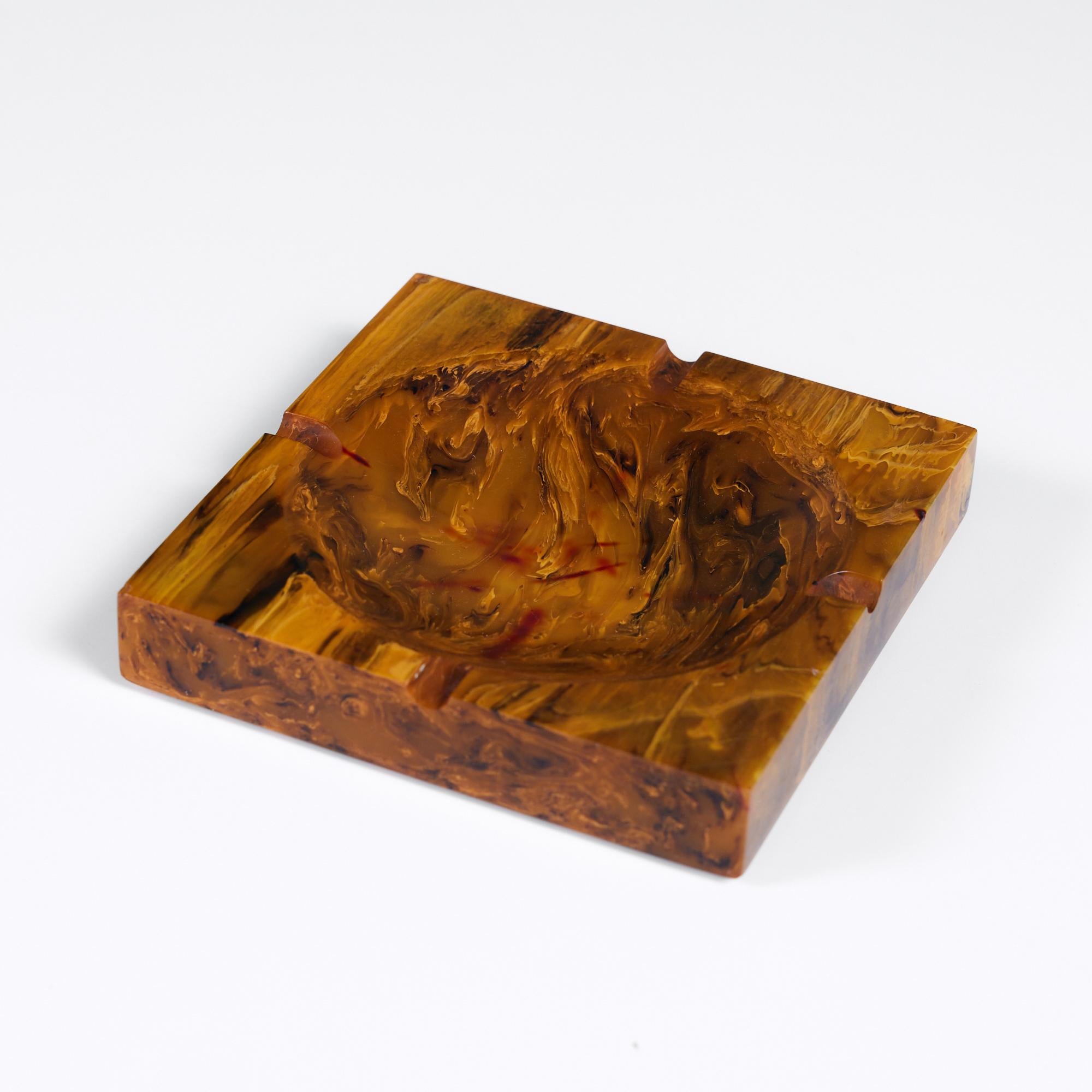 Amber Resin Ashtray For Sale 3