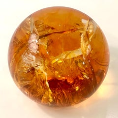Amber Resin Fractal in the style of Francois Godebski, ca 1970s