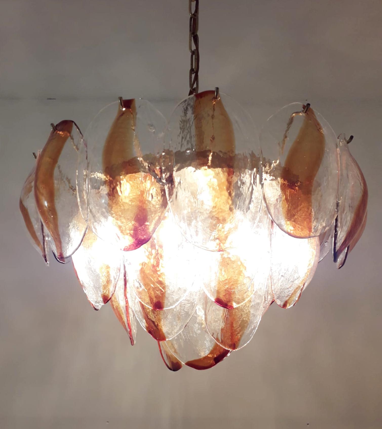 Amber Shells Chandelier by La Murrina In Good Condition For Sale In Los Angeles, CA