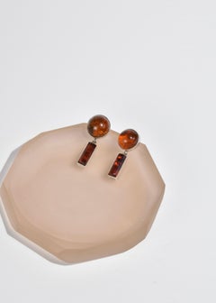 Amber Statement Earrings