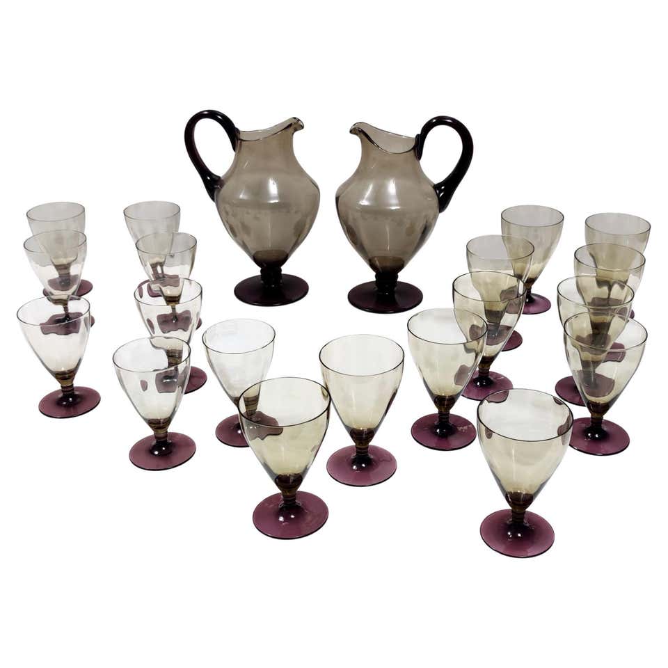 Fenton Progressive Set Vintage Fenton Glassware Set at 1stDibs | fenton glass pitcher, fenton ...