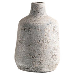 Amber Vase, Handmade Terracotta in Gray
