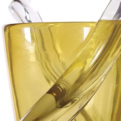 Amber X Murano Glass Vase