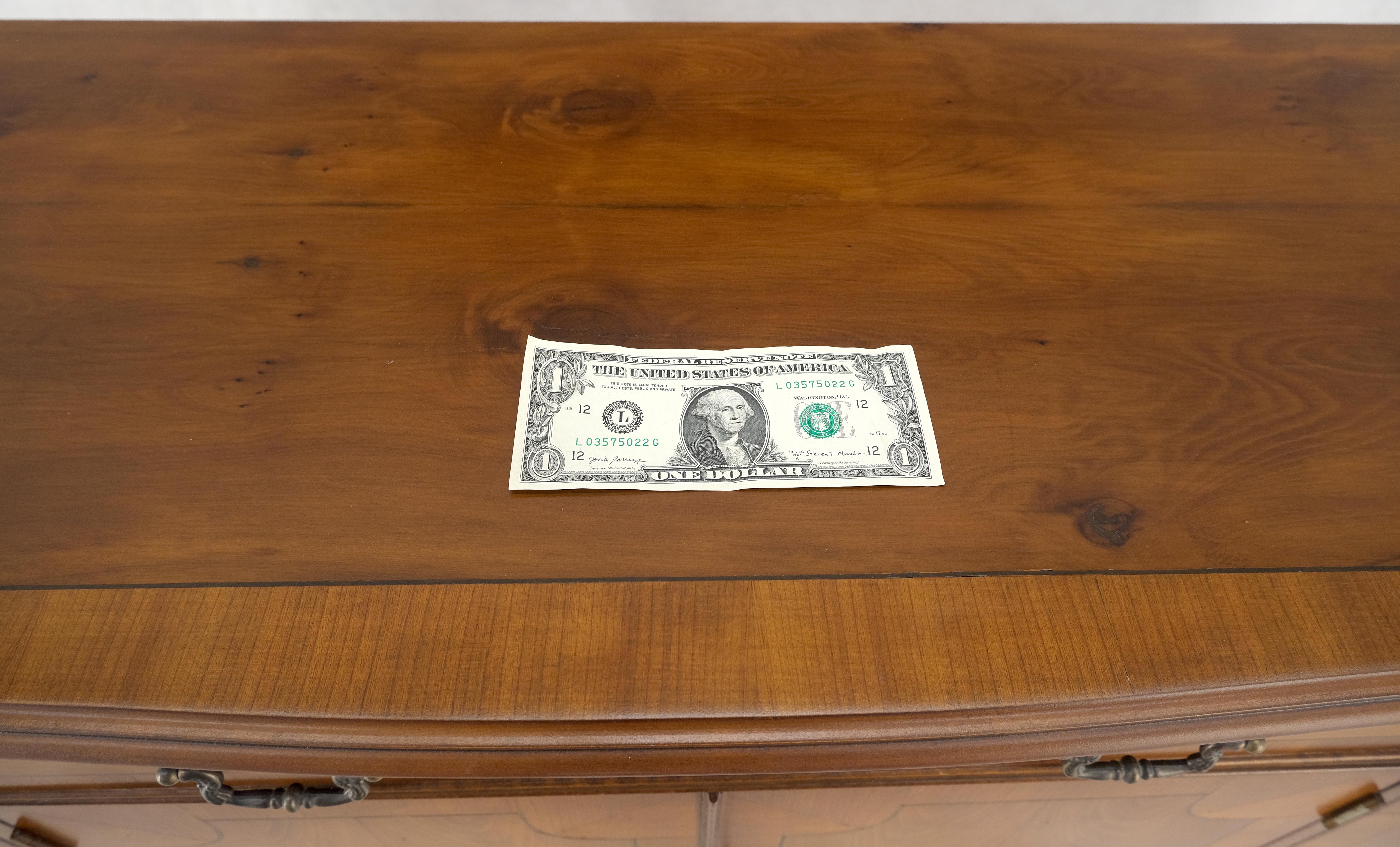 Credenza in legno di tasso ambrato a 4 cassetti con ante a scomparti c1979s Feder MINT in vendita 6