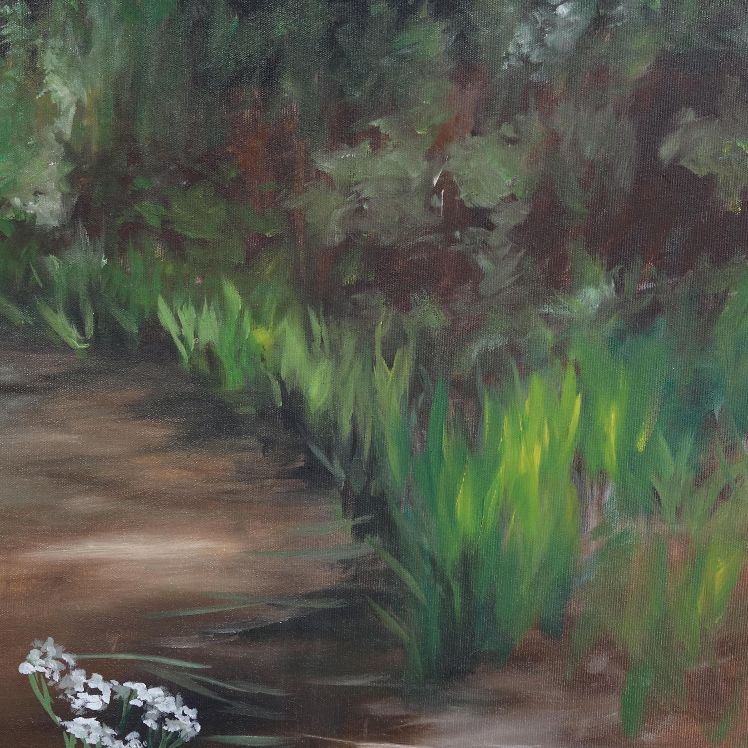 Amber Young's creative focus centers on nature, with a particular emphasis on the intricate beauty of forests, flowers, and water reflections.Young's artistic journey is deeply rooted in her connection to the rural landscape of Hampton, New