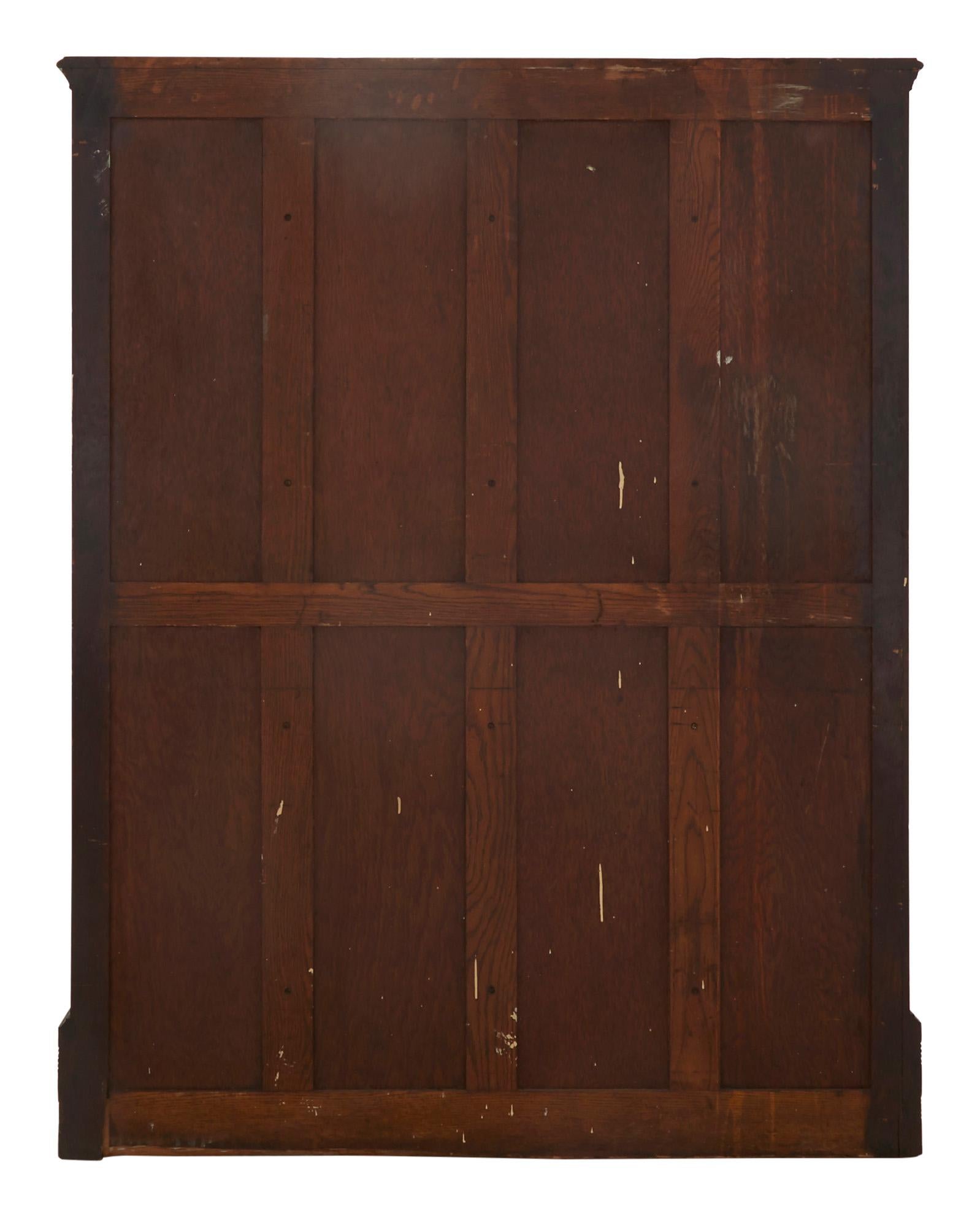 Wood Amberg Imperial Letter Filing Cabinet For Sale