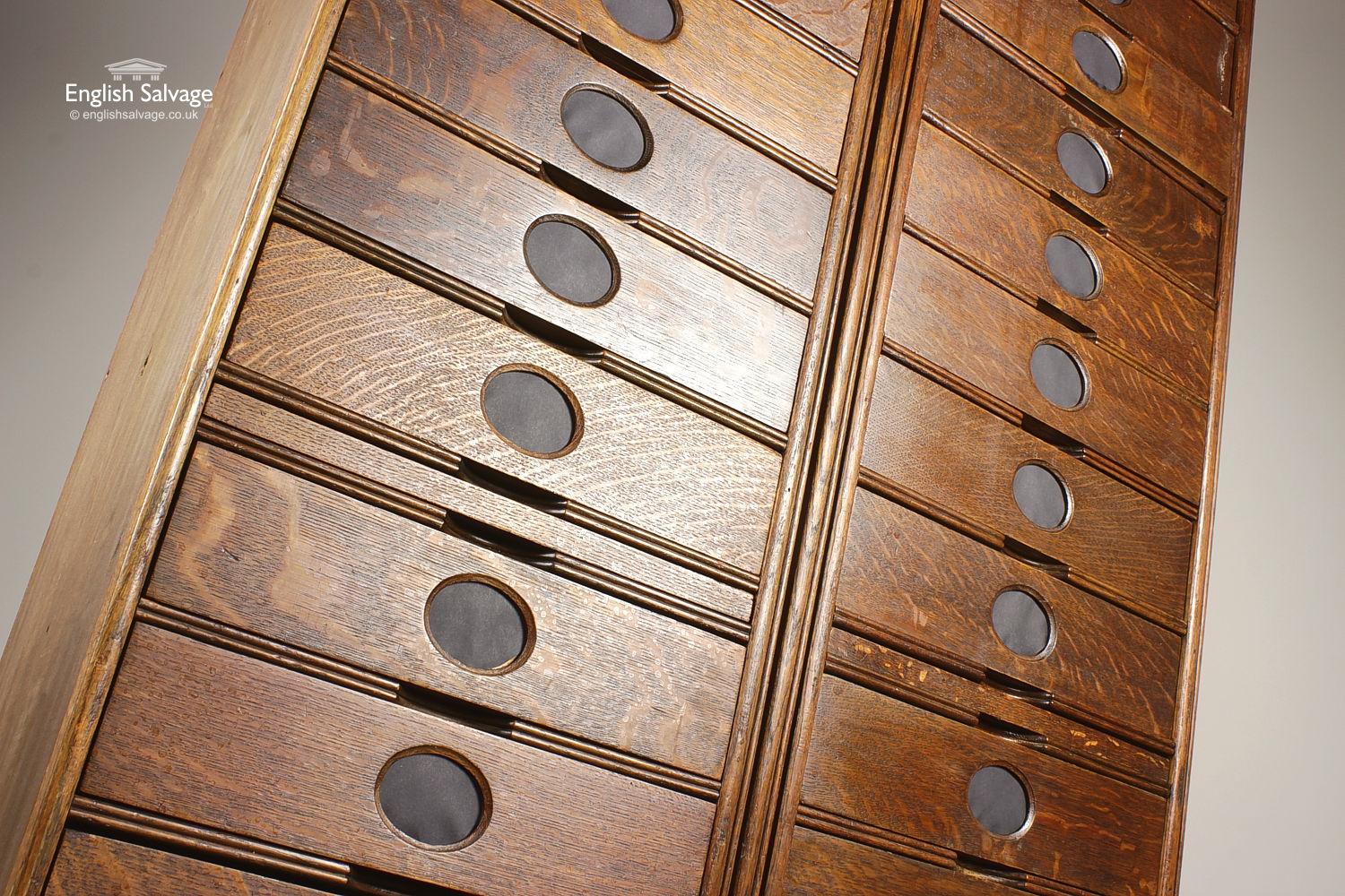 Amberg's Edwardian Oak Letter File Cabinet, 20th Century For Sale 1