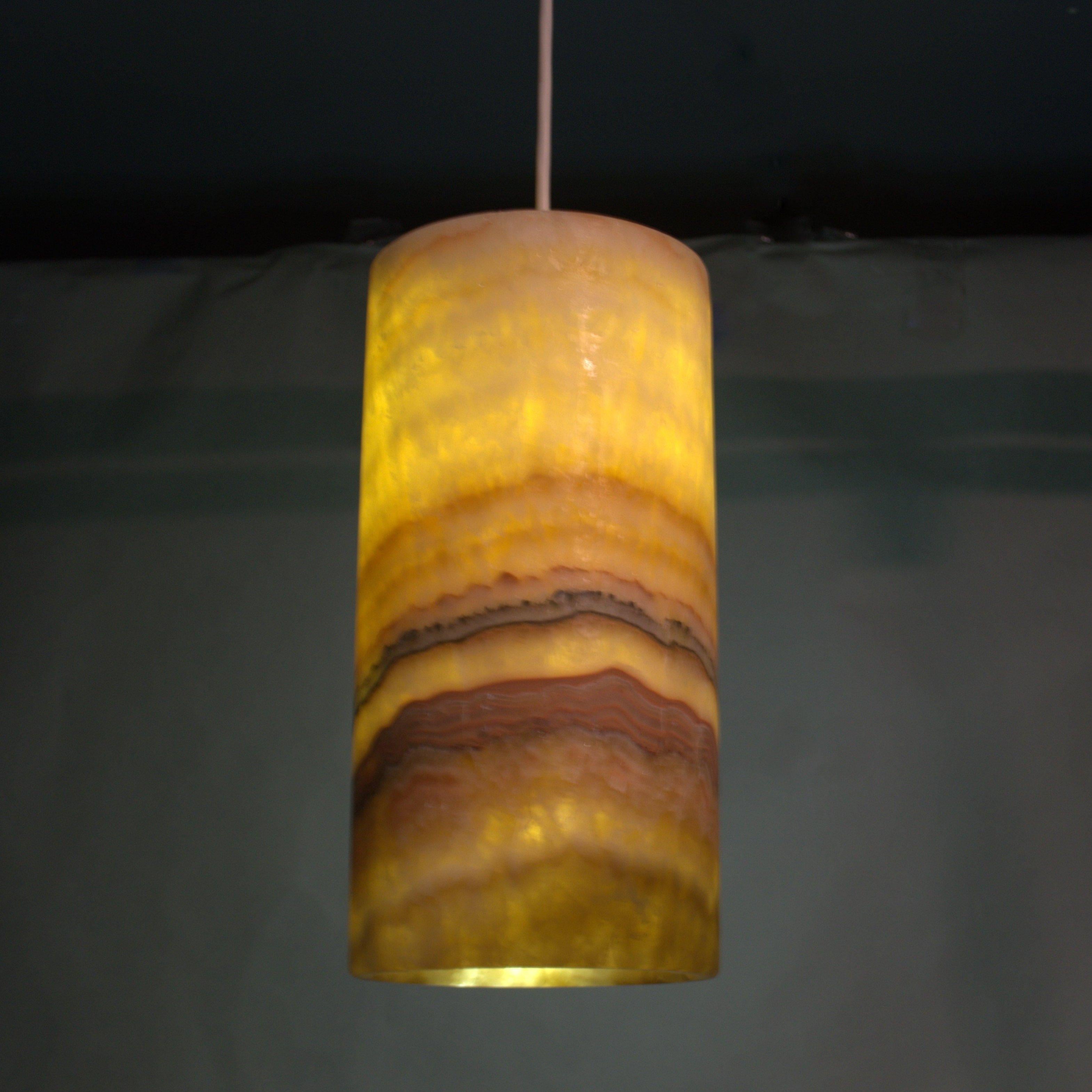 Ambient Desk or Ceiling Lamp in Onyx In New Condition In Stratford, CT