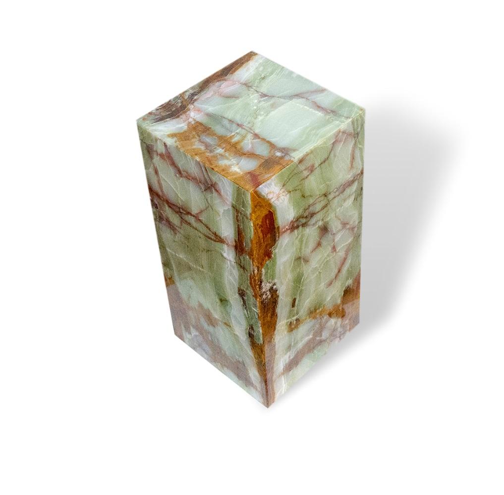 Mexican Green Onyx Table Lamp For Sale