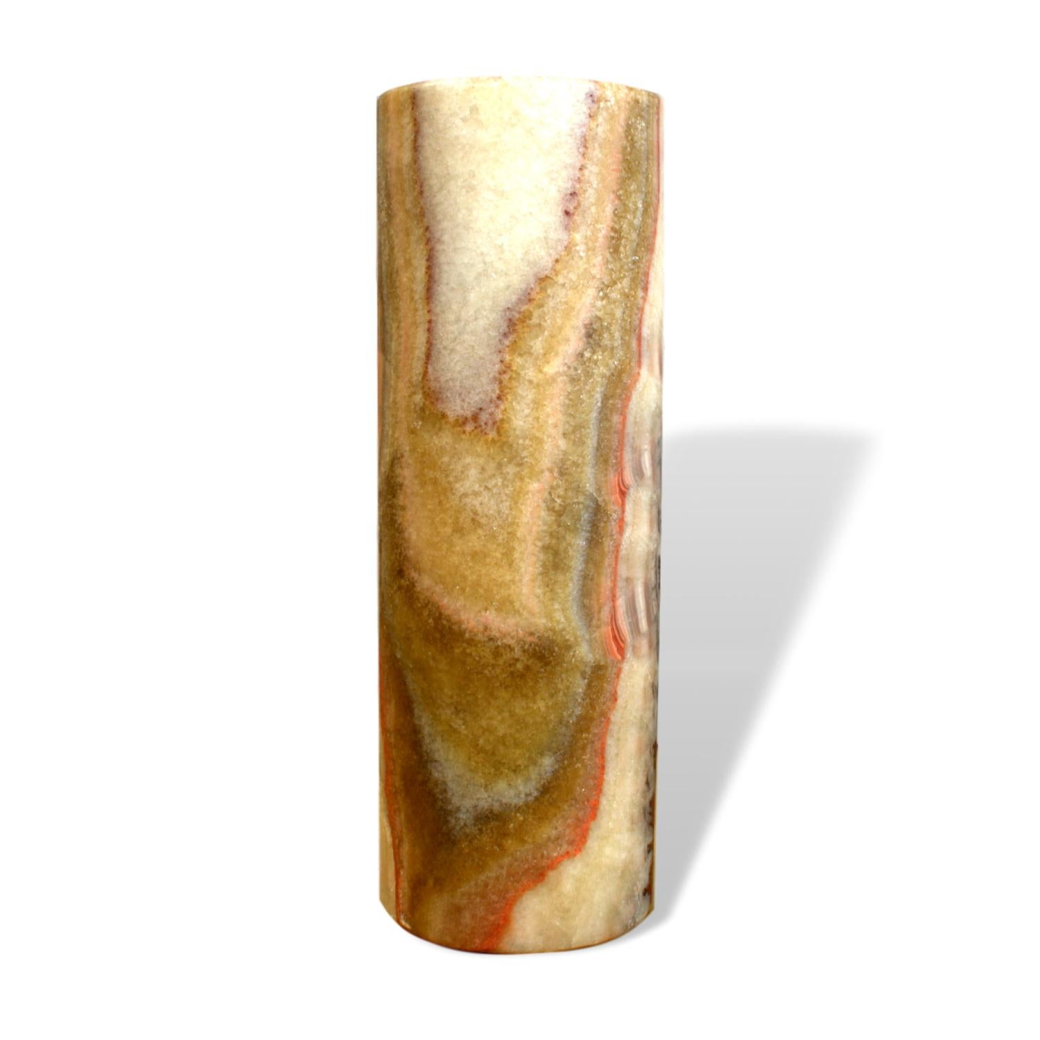 Modern Ambient  cylinder shaped Table Lamp in Onyx