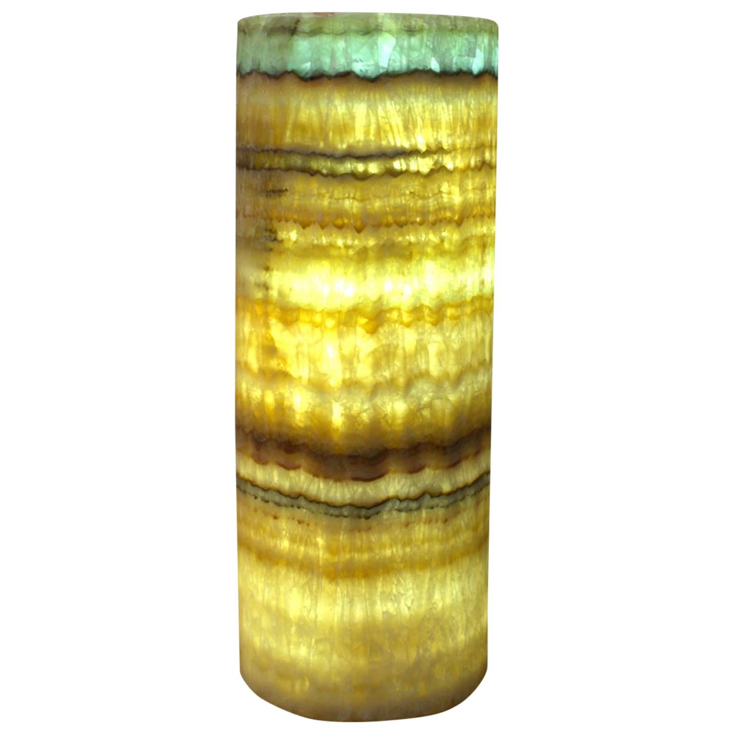 Neoclassical Green Onyx Table Lamp at 1stDibs