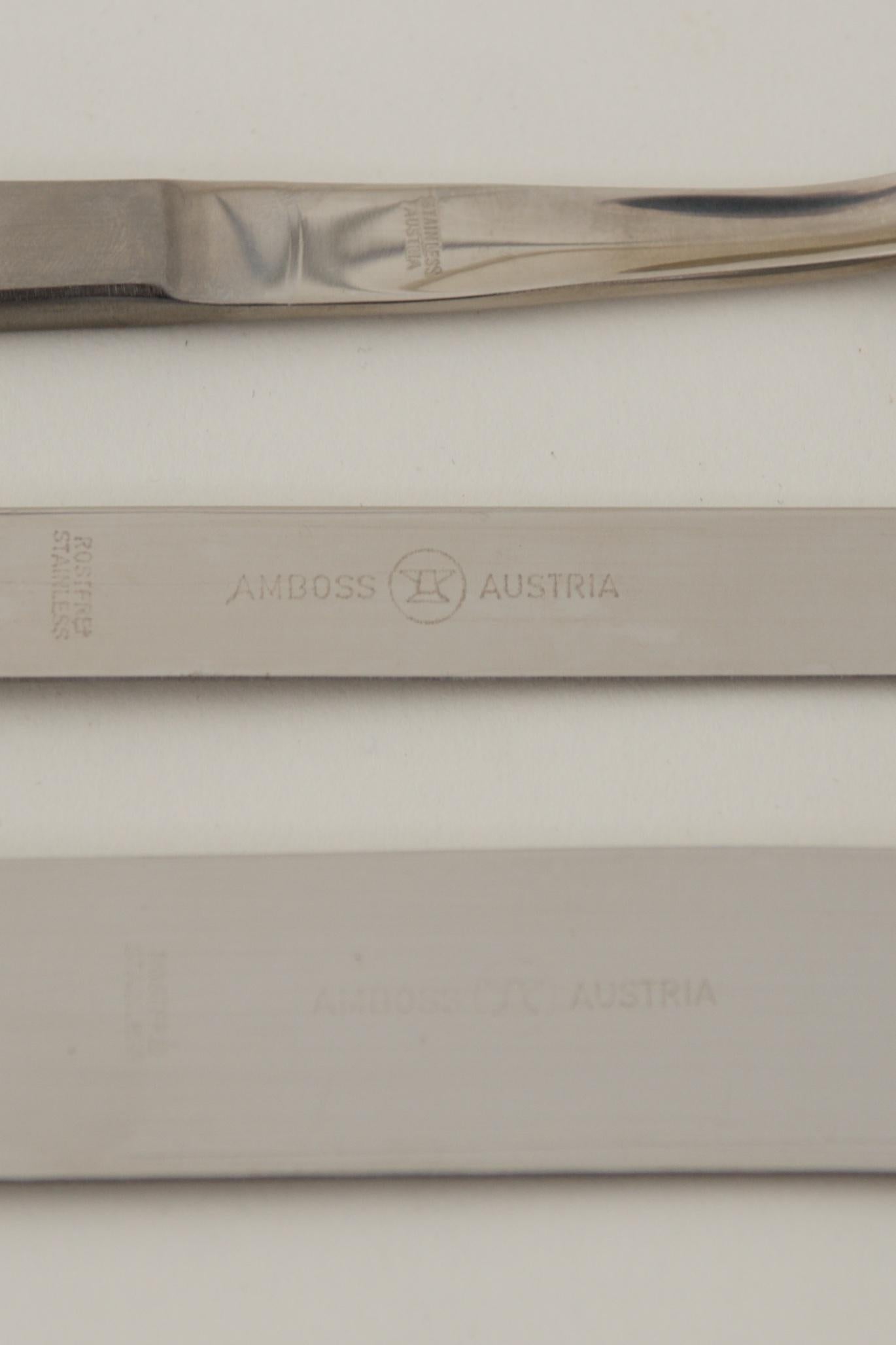 Austrian Amboss 2050, Set of Carving Knives and Fork by Helmut Alder For Sale