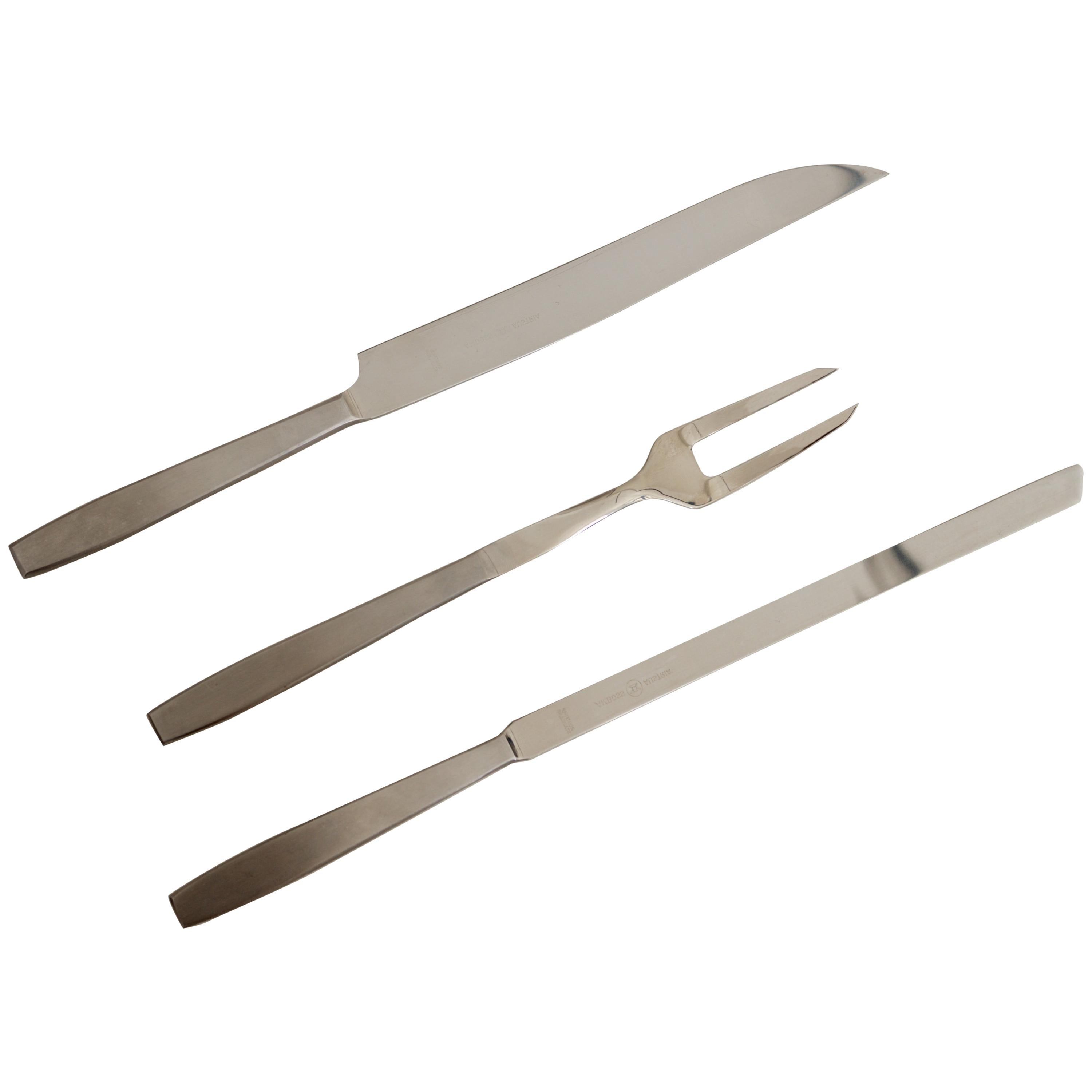 Amboss 2050, Set of Carving Knives and Fork by Helmut Alder For Sale