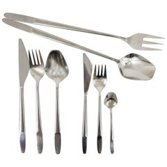 Amboss Austria 2070 Flatware Cutlery for Six Persons, by Helmut Alder, 1960s