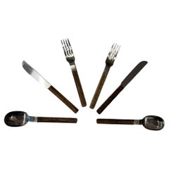 Amboss Cutlery with Antler Handles Austria, 1960s