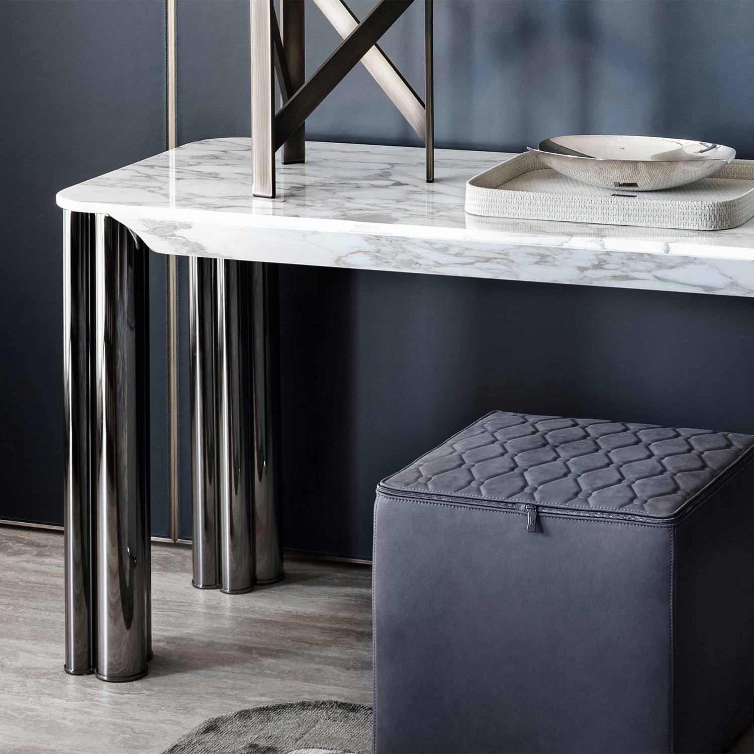 Blackened Ambra Console Table  For Sale