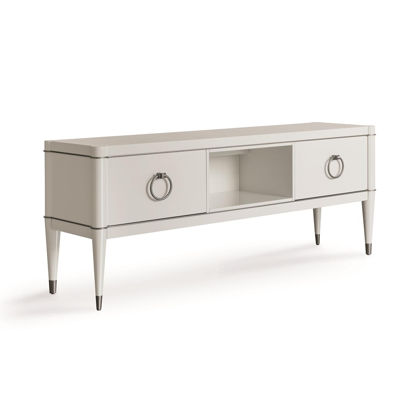 Italian Ambra White Console