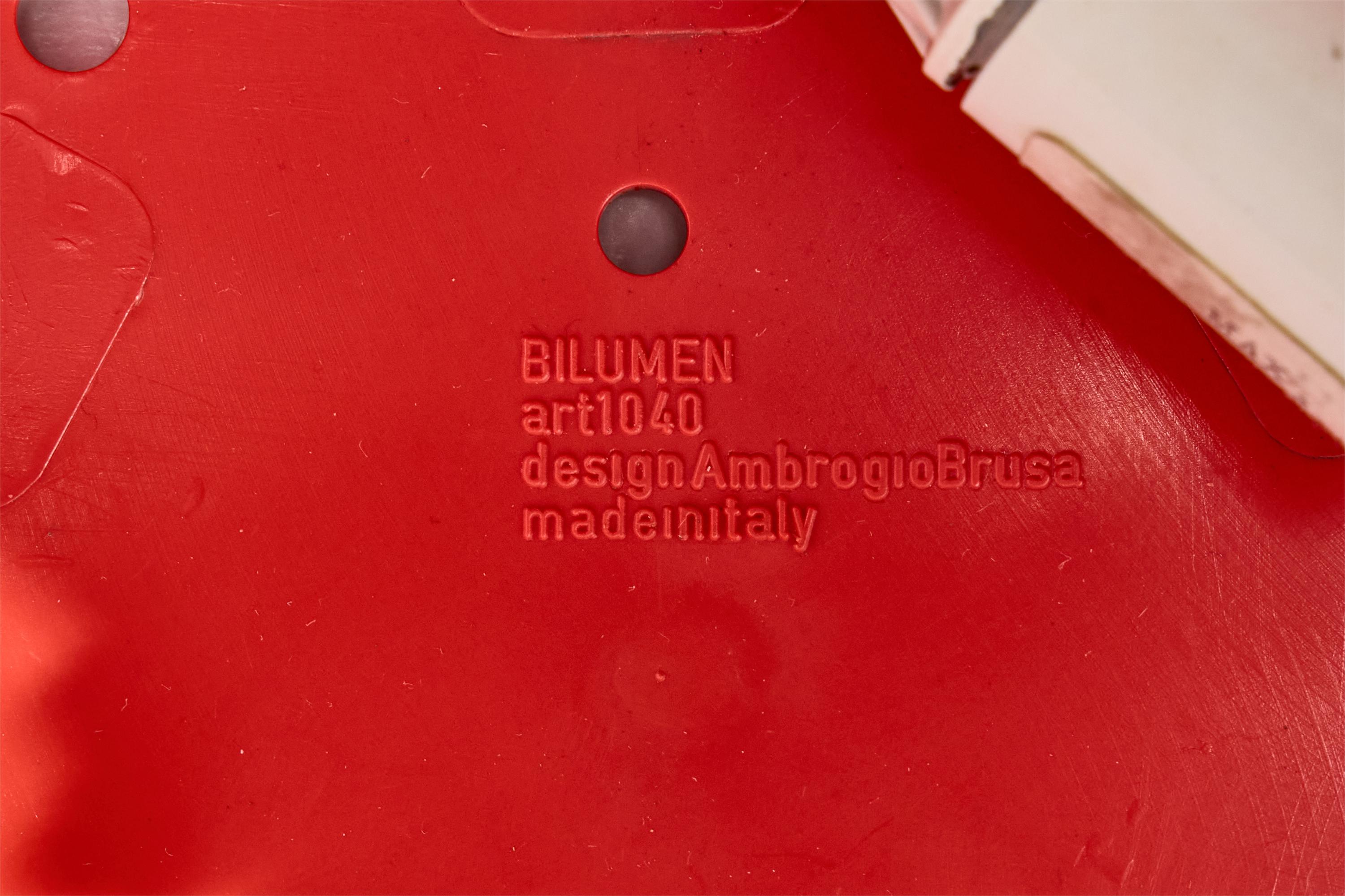 Ambrogio Brusa, Tischlampen, Kunststoff, Italien, 1970er Jahre im Angebot 2