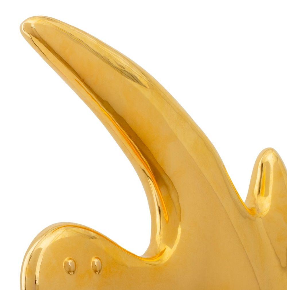 Sculpture en céramique émaillée or en vente 4