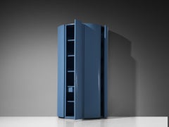 Ambrogio Tresoldi e Alberto Salvati Wardrobe Cabinet Purple Blue Lacquered Wood