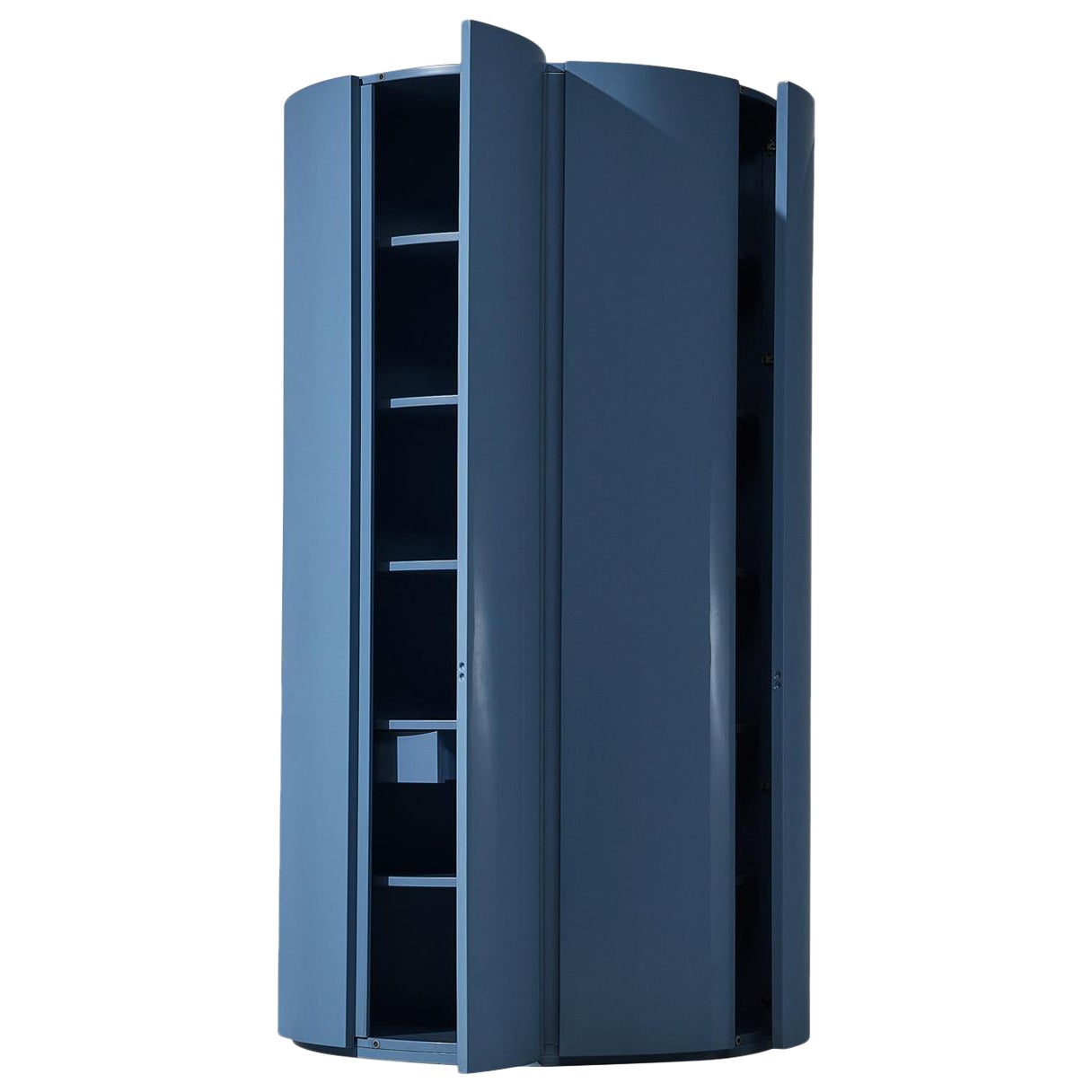 Ambrogio Tresoldi e Alberto Salvati Wardrobe Cabinet Purple Blue Lacquered Wood