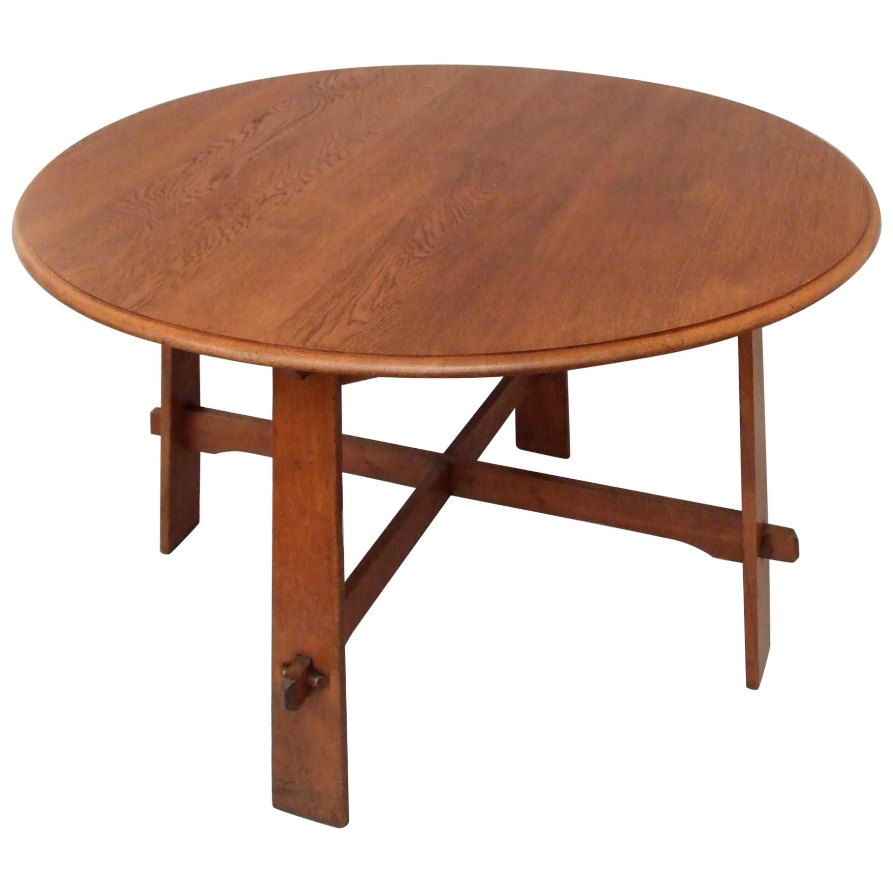 Ambrose Heal Oak Circular Dining Table