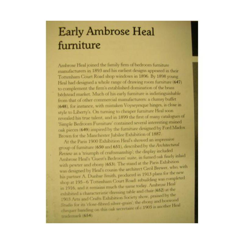 Ambrose Heals for Heals of London. A pair of Arts and Crafts rush seated chairs For Sale 14
