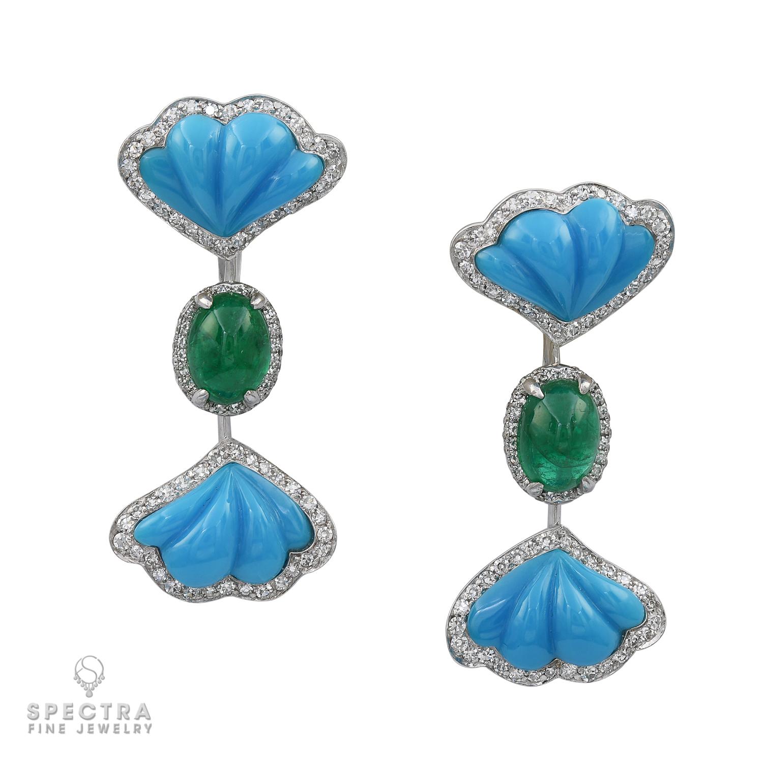 Behold the exquisite Ambrosi Contemporary Gemstone Demi-Parure Suite, a testament to Italian artistry and sophistication, meticulously created in Italy during the contemporary era, circa the 21st century. This suite is a harmonious fusion of two