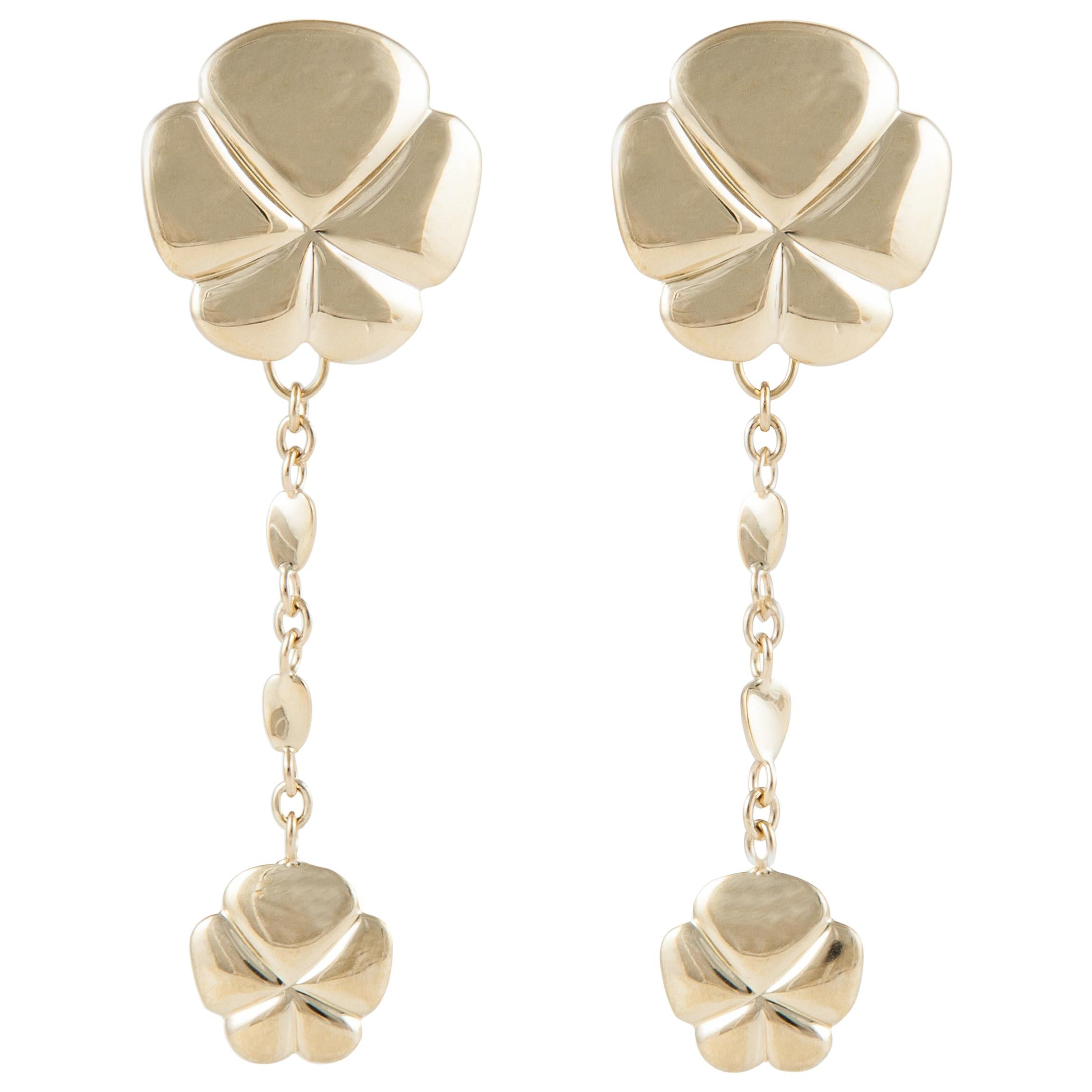 Ambrosi 18K Yellow Gold Dangle Earrings