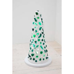 Ambrosia Floor Lamp in Cast Resin & Metal Hardware by Joseph Algieri