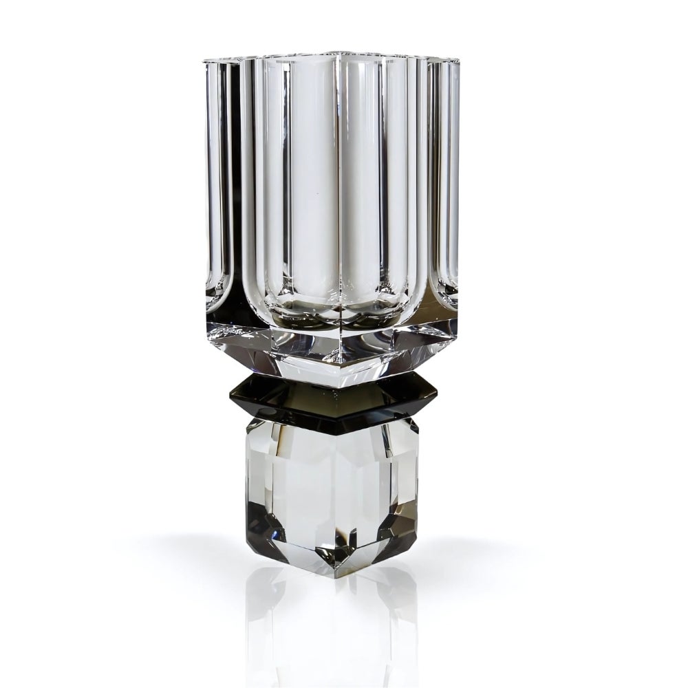 Ambrosià  handcrafted Crystal Flower Vase