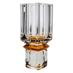 Ambrosià Handcrafted Crystal Flower Vase – Unique Artisanal Home Accent
