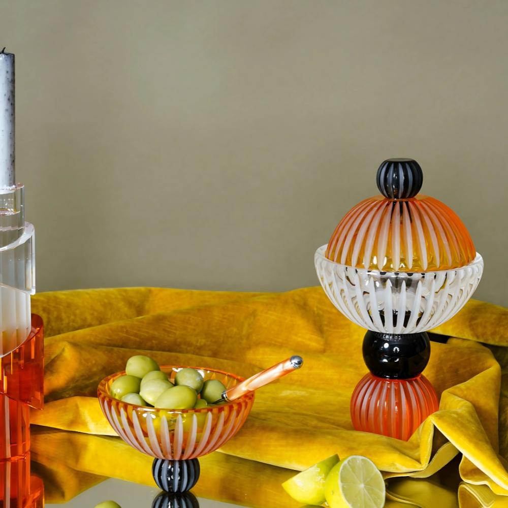 cuencos cristal decorativos
