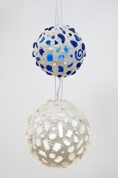 Ambrosia Pendant Lamp in Cast Resin & Metal Hardware by Joseph Algieri