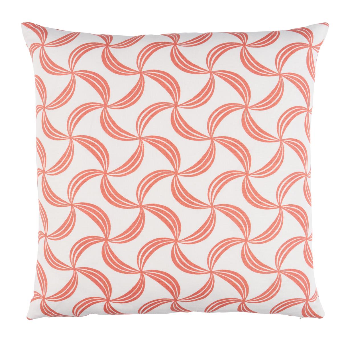 Ambrosia Pillow in Coral 20 x 20" For Sale