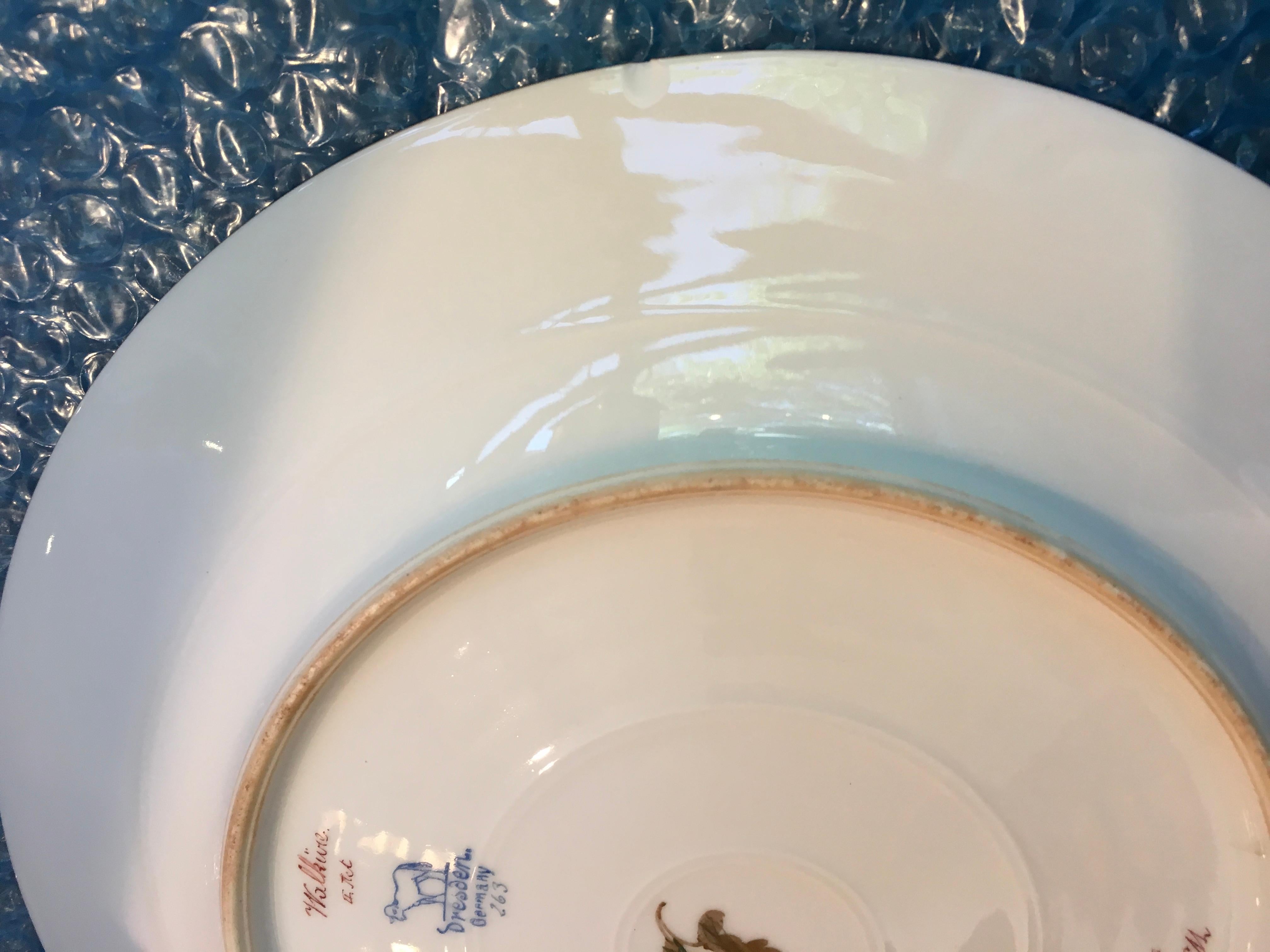 Ambrosius Lamm Dresden Opera Plates Cabinet Dinner Vintage, Set of 12 3