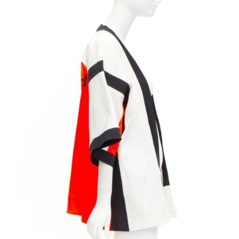 AMBUSh NIKE LAB 2019 neon orangeweiße badge kimono Fußballjersey-Jacke XS im Zustand „Gut“ im Angebot in Hong Kong, NT
