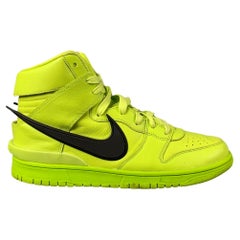 AMBUSH x Nike Size 10.5 Flash Lime Leather High Top Sneakers