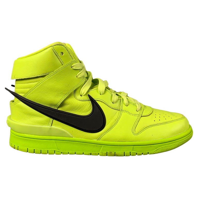 AMBUSH x Nike Size 10.5 Flash Lime Leather High Top Sneakers For Sale at  1stDibs | ambush ankle strap heels sale, nike flash leather, nike logo