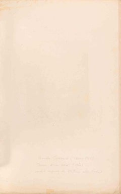 Baiser d’une Mère - Etching by Amédée Guérard - 1862